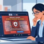 Screen sharing privacy risks on omegleslut.com