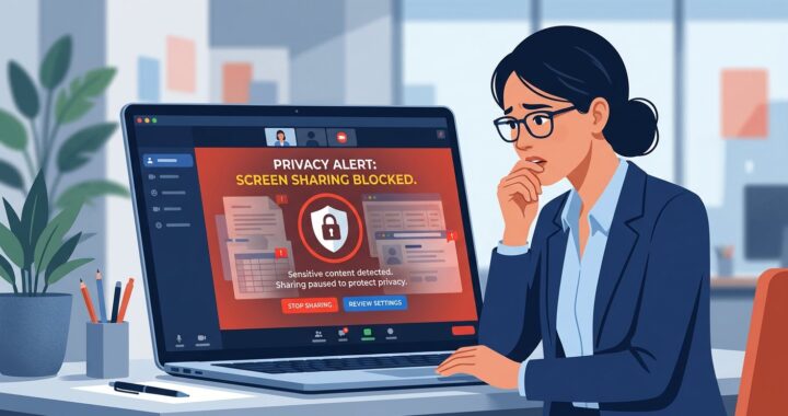 Screen sharing privacy risks on omegleslut.com