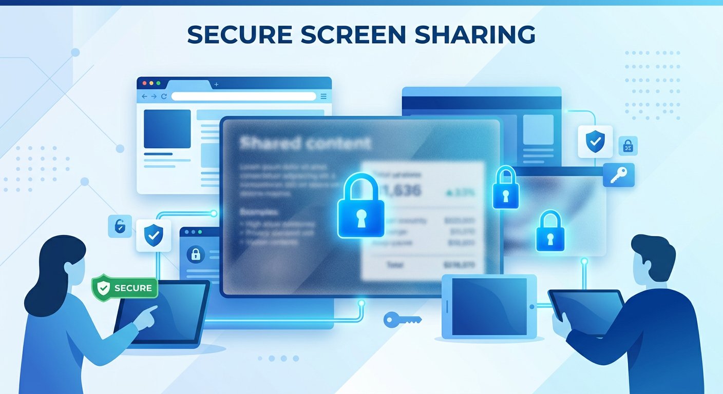 Safe screen sharing on omegleslut.com