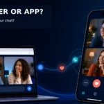Browser or app choice for adult stranger chat