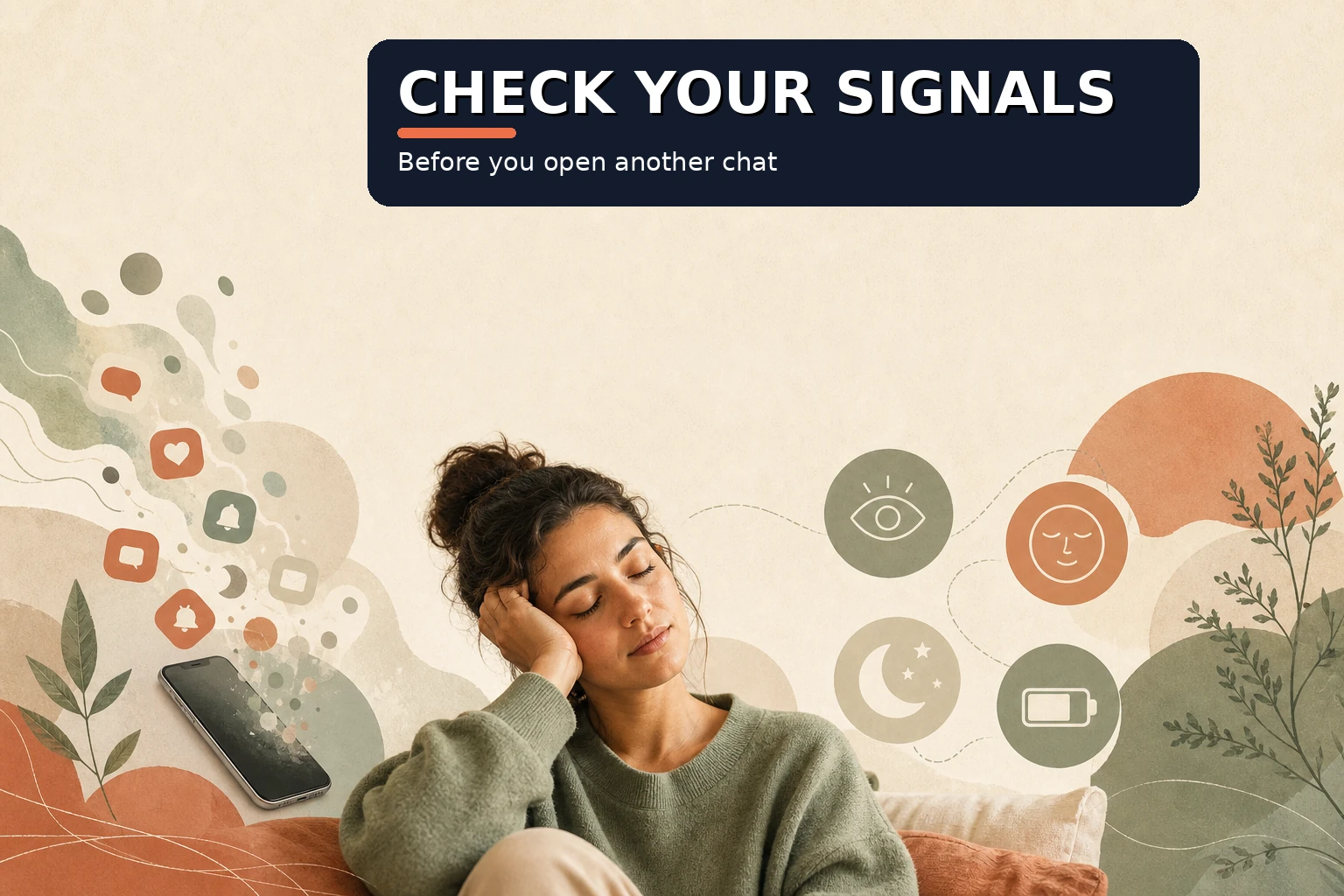 Signs of conversation burnout before opening another chat