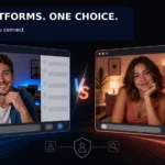 Two adult random chat platforms compared by privacy and moderation